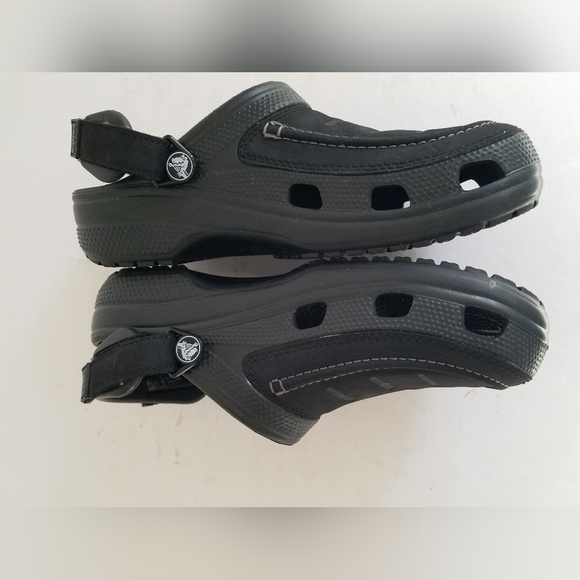 Crocs Men's Yukon Vista Clogs Black Size 7 - Picture 12 of 16